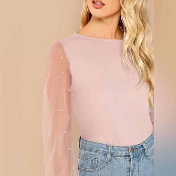 Pink Pearl Blouse - Picture 4 of 6